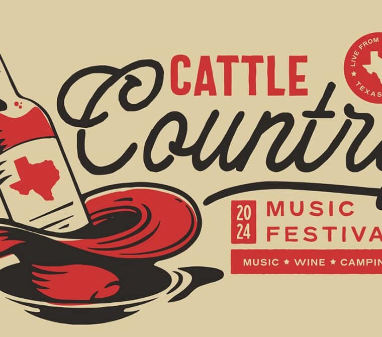 Cattle country music festival logo